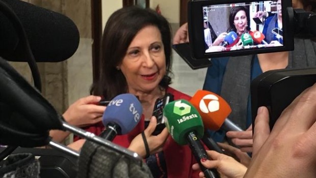 ep margarita robles haciendo declaraciones