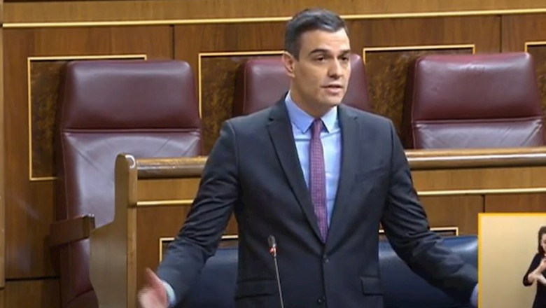 Pedro Sánchez durante la sesión de control al Gobierno en el Copngreso | CONGRESO ep pedro sanchez durante la sesion de control al gobierno en el copngreso