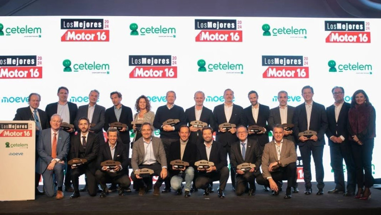 foto de los premiados gala de premios motor16 los mejores 2024