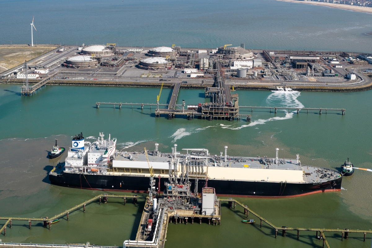 Sacyr gana un nuevo contrato de ingeniería para una terminal portuaria de GNL en Bélgica