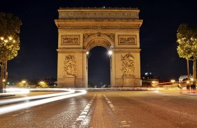 arc de triomphe champs elysees paris france europe