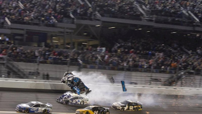ep accidente del piloto ryan newman durante la ultima vuelta de las 500 millas de daytona 2020 ep accidente del piloto ryan newman durante la ultima vuelta de las 500 millas de daytona 2020