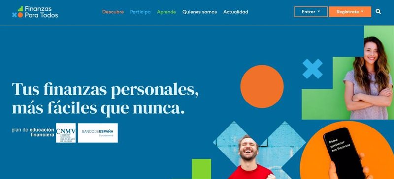 ep archivo captura de pantalla de la web wwwfinanzasparatodoses del plan de educacion financiera ep archivo captura de pantalla de la web wwwfinanzasparatodoses del plan de educacion financiera