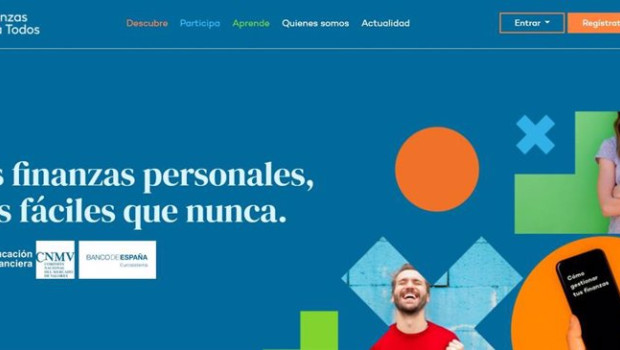 ep archivo   captura de pantalla de la web wwwfinanzasparatodoses del plan de educacion financiera