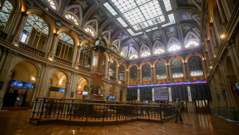 Archivo - Interior del Palacio de la Bolsa, en Madrid (España), a 22 de marzo de 2021. | Ricardo Rubio - Europa Press - Archivo ep archivo interior del palacio de la bolsa en madrid espana a 22 de marzo de 2021