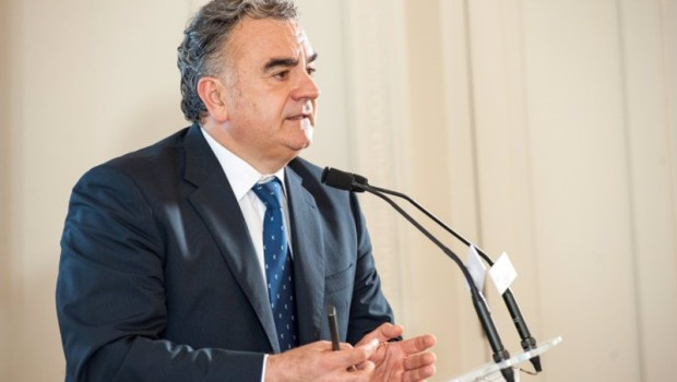 ep archivo   javier hernani consejero delegado de bme en un curso de economia de apie y bbva en la