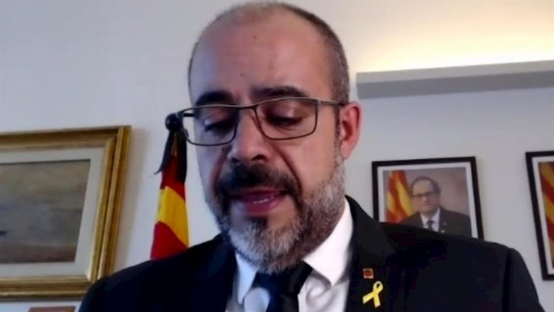 El conseller de Interior, Miquel Buch, en rueda de prensa telemática | EUROPA PRESS ep el conseller de interior miquel buch en rueda de prensa telematica