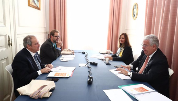 ep el ministro de industria y turismo jordi hereu y el ministro portugues de economia y del mar