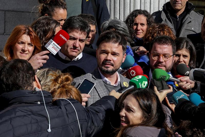 ep el portavoz de erc en el congreso gabriel rufian en una imagen de archivo