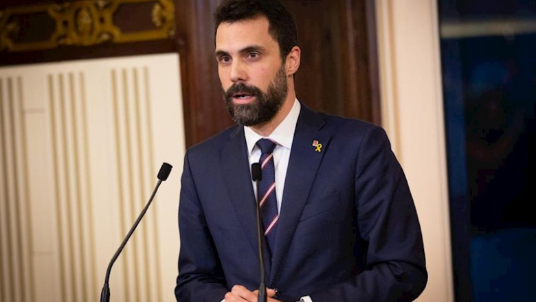 ep el president del parlament roger torrent en una imatge darxiu