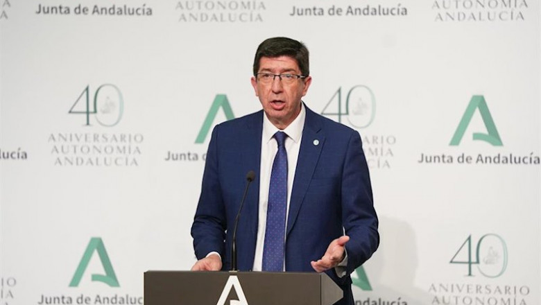 El vicepresidente de la Junta de Andalucía y consejero de Turismo, Regeneración, Justicia y Administración Local, Juan Marín. | EUROPA PRESS ep el vicepresidente de la junta de andalucia y consejero de turismo regeneracion justicia y