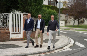 ep i-d el portavoz del pp en el senado javier maroto el presidente del pp pablo casado y el ya ex