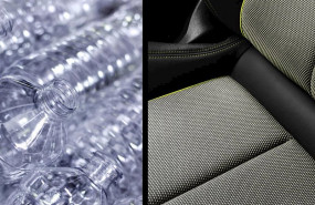 ep imagen de la tapiceria producida a partir de plastico reciclado del nuevo audi a3