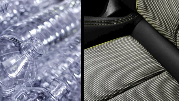 ep imagen de la tapiceria producida a partir de plastico reciclado del nuevo audi a3