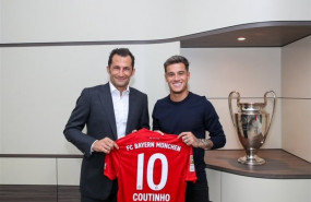ep jugador brasileno philippe coutinhosu llegadabayernmunich cedidofc barcelona