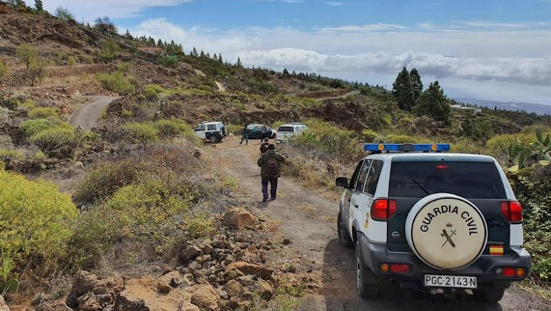 ep la guardia civil sanciona a un hombre que estaba cogiendo esparragos