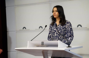 ep la lider de cs ines arrimadas en rueda de prensa en el parlament a 29 de julio de 2022