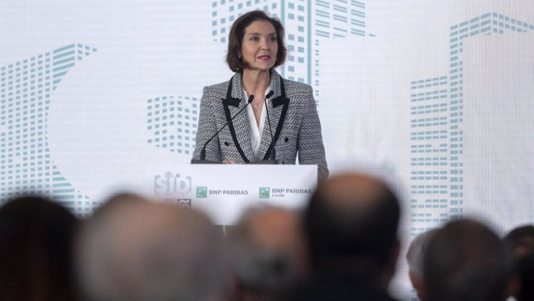 ep la ministra de industria comercio y turismo reyes maroto interviene en la xii edicion de spain ep la ministra de industria comercio y turismo reyes maroto interviene en la xii edicion de spain