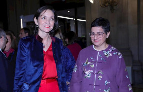 ep la ministra de industria comercio y turismo reyes maroto y la ministra de asuntos exteriores ue y