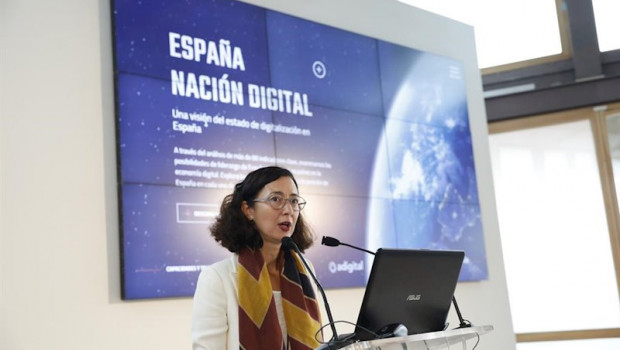 ep la presidenta de adigital carina szpilka en la presentacion del informe espana nacion digital de
