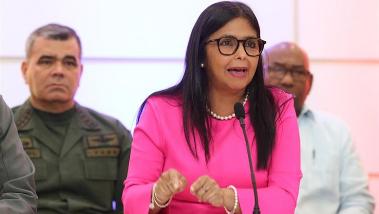ep la vicepresidenta de venezuela delcy rodriguez