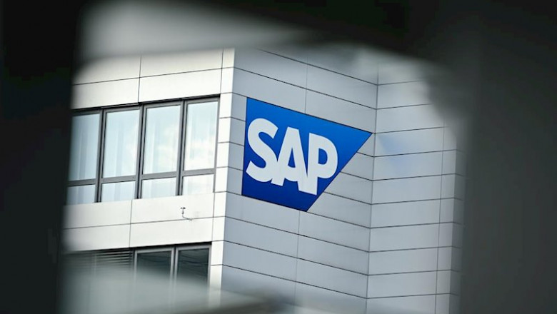 ep logo de sap en la sede de la compania en walldorf alemania ep logo de sap en la sede de la compania en walldorf alemania