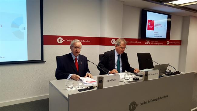 Miquel Valls i Joan Ramon Rovira (Cambra de Barcelona) | Europa Press ep miquel valls i joan ramon rovira cambrabarcelona