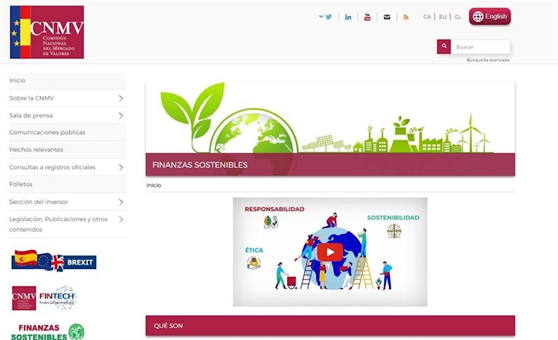 ep nueva seccion sobre finanzas sostenibles en la web de la cnmv ep nueva seccion sobre finanzas sostenibles en la web de la cnmv