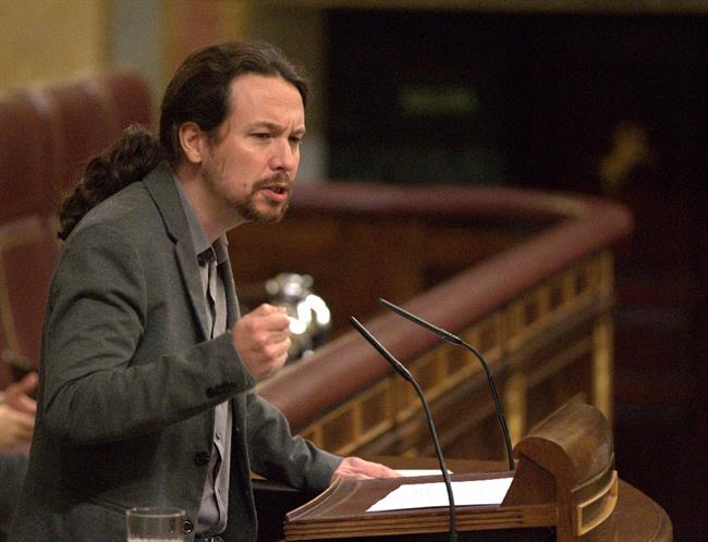 Pablo Iglesias interviene en el pleno del Congreso sobre las pensiones | EUROPA PRESS - Archivo ep pablo iglesias intervieneplenocongresolas pensiones 20180328113802