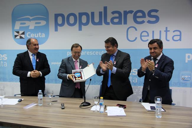 El PP de Cádiz, en Ceuta, con Juan Vivas | EUROPA PRESS/PP - Archivo ep ppcadiz en ceuta con juan vivas