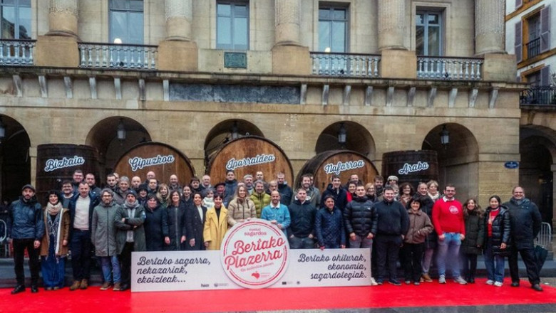 ep presentacion en san sebastian de la nueva cosecha de euskal sagardoa