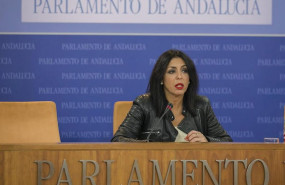 ep rueda de prensa de la presidenta del parlamento andaluz marta bosquet en el parlamento de