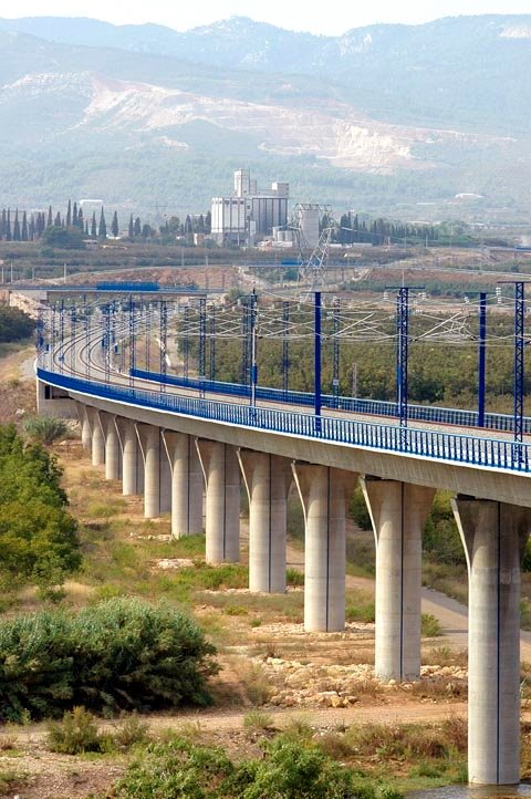Viaducto de una línea AVE | ADIF - Archivo ep viaducto de una linea ave