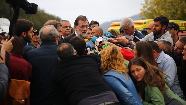 Mariano Rajoy visita la zona incendiada en Galicia | TWITTER (@marianorajoy) rajoy entrevista galicia