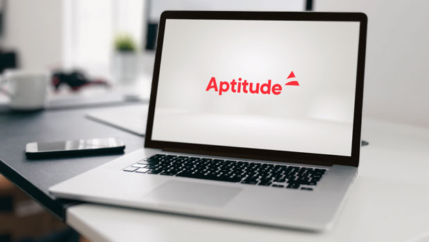 al aptitude 소프트웨어 그룹 plc aptd 기술 기술 소프트웨어 및 컴퓨터 과학 소프트웨어 목표 로고 20240104 1302