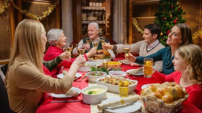 Comida de Navidad. cena de navidad