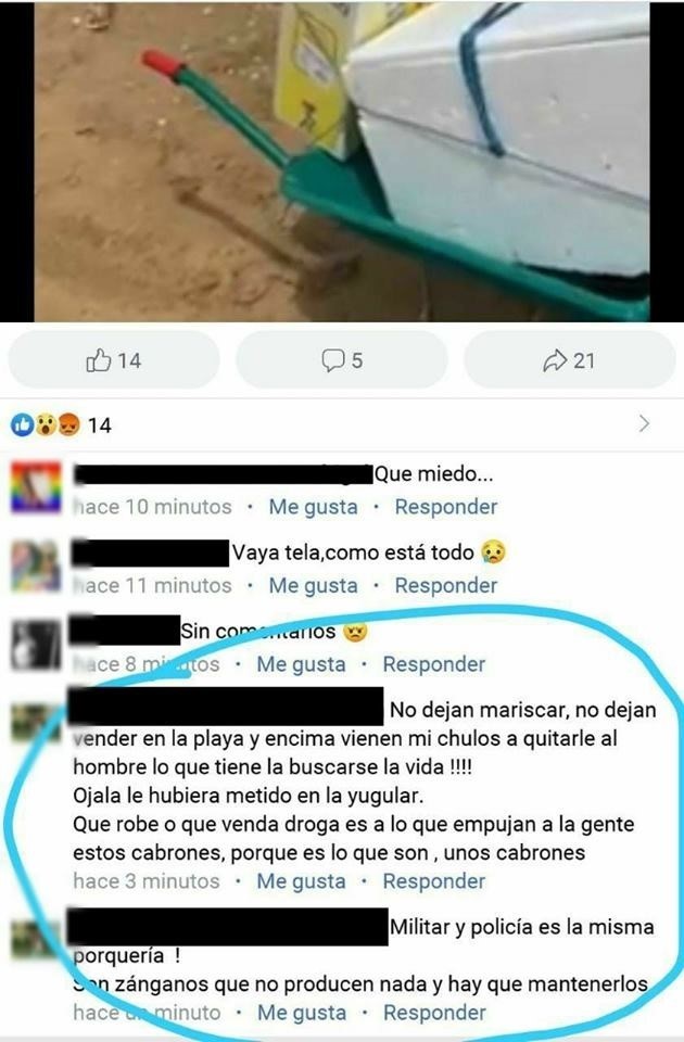 Comentario en Facebook contra el policía local agredido el miércoles en Punta Umbría | POLICÍA LOCAL ep comentariofacebookpolicia local agredidomiercolespunta umbria