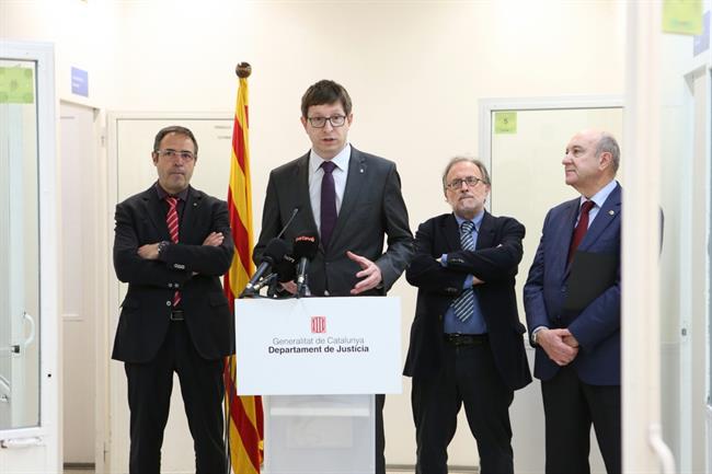 El conseller de Justicia, Carles Mundó, en Brians1 | DEPT.DE JUSTÍCIA GENERALITAT DE CATALUNYA ep consellerjusticia carles mundo en brians1