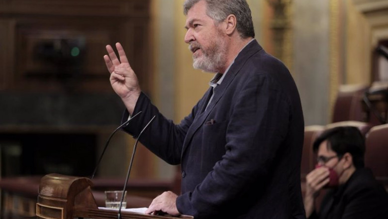 ep el diputado de unidas podemos juan antonio lopez de uralde interviene en una sesion plenaria en ep el diputado de unidas podemos juan antonio lopez de uralde interviene en una sesion plenaria en