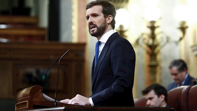 ep el lider del pp pablo casado en el congreso