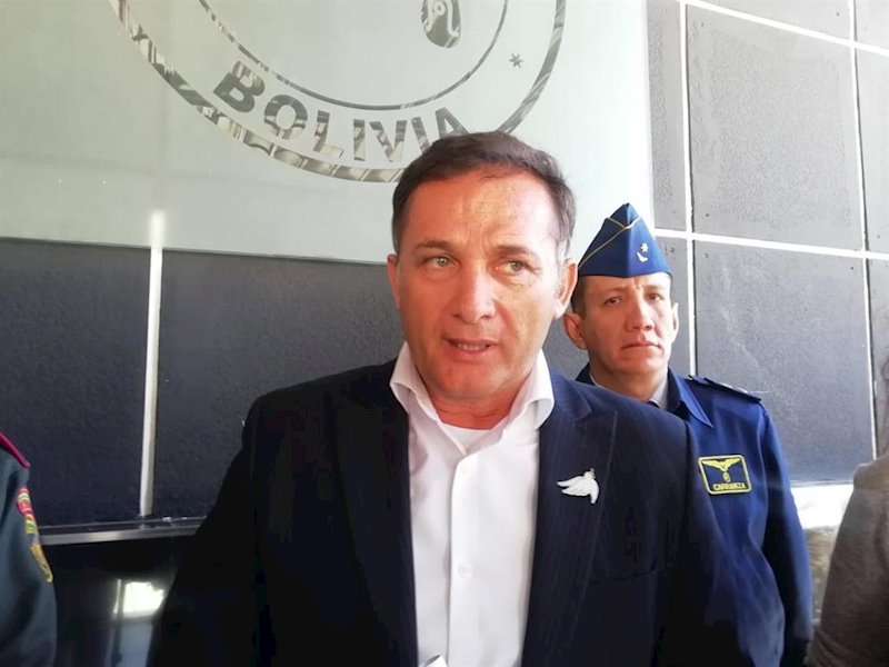 ep el ministro de defensa de bolivia luis fernando lopez