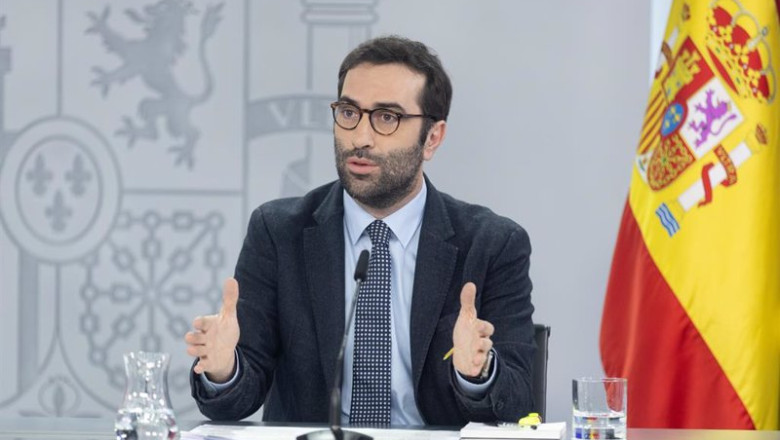 ep el ministro de economia comercio y empresa carlos cuerpo durante una rueda de prensa posterior a ep el ministro de economia comercio y empresa carlos cuerpo durante una rueda de prensa posterior a
