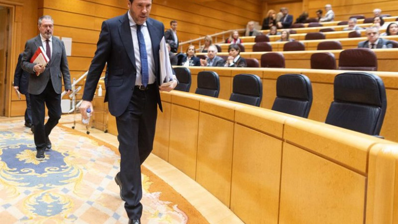 El ministro de Transportes y Movilidad Sostenible, Óscar Puente, comparece para dar cuenta del caos ferroviario, en el Senado, a 29 de enero de 2026, en Madrid (España). | Eduardo Parra - Europa Press ep el ministro de transportes y movilidad sostenible oscar puente comparece para dar cuenta del caos