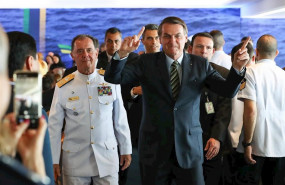ep el presidente de brasil jair bolsonaro durante una ceremonia de graduacion de las fuerzas armadas