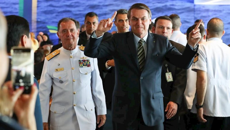 El presidente de Brasil, Jair Bolsonaro | Marcos Correa/Presidencia Brasil / DPA ep el presidente de brasil jair bolsonaro durante una ceremonia de graduacion de las fuerzas armadas