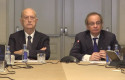 ep el presidente de colonial juan jose bruguera y el consejero delegado pere vinolas