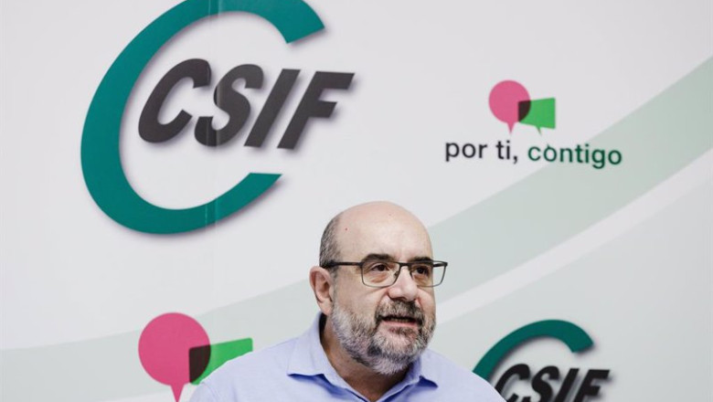ep el presidente de la central sindical independiente y de funcionarios csif miguel borra ofrece una ep el presidente de la central sindical independiente y de funcionarios csif miguel borra ofrece una