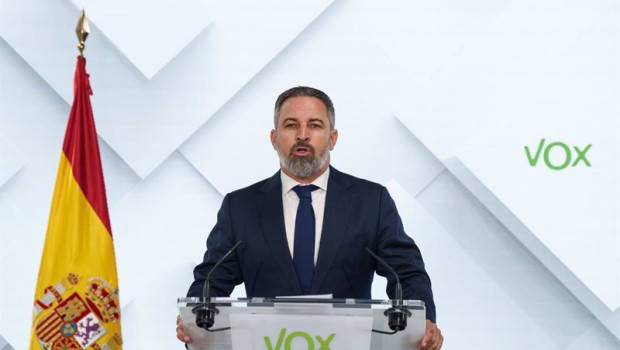 ep el presidente de vox santiago abascal ofrece declaraciones a la prensa tras el comite de accion ep el presidente de vox santiago abascal ofrece declaraciones a la prensa tras el comite de accion