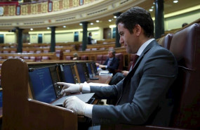 ep el secretario general del pp teodoro garcia egea durante un pleno en el congreso