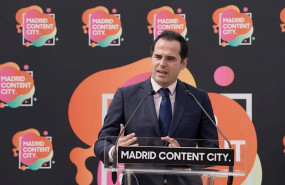 ep el vicepresidente de la comunidad de madrid ignacio aguado durante el acto de colocacion de la